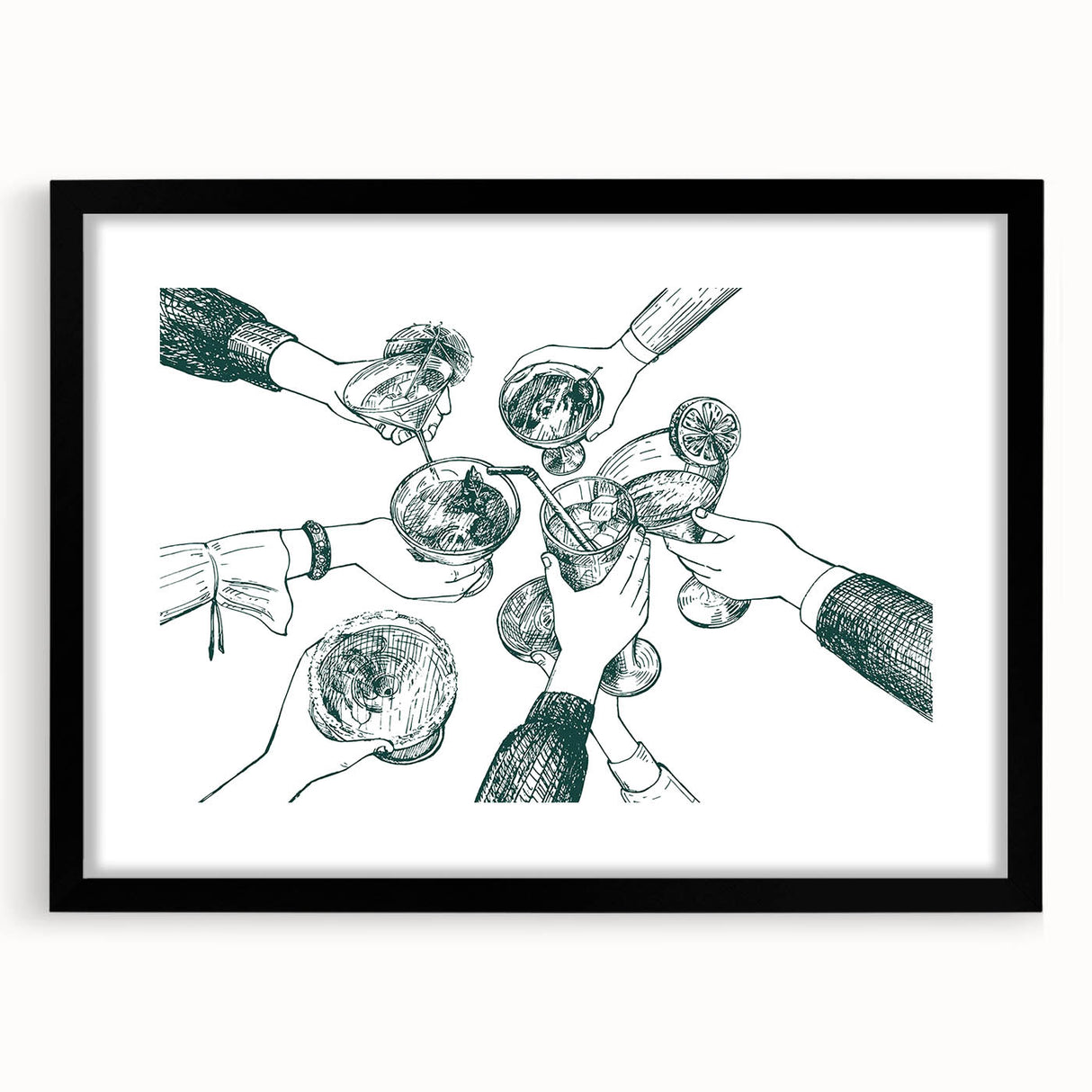 St. Patrick’s Day Bar Art - Irish Cocktail Wall Print
