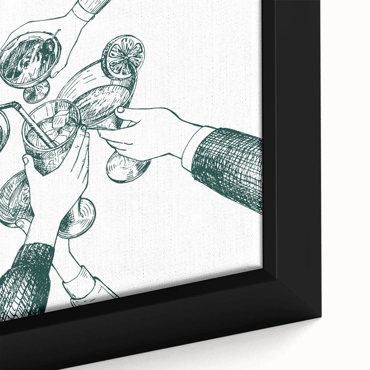 St. Patrick’s Day Bar Art - Irish Cocktail Wall Print