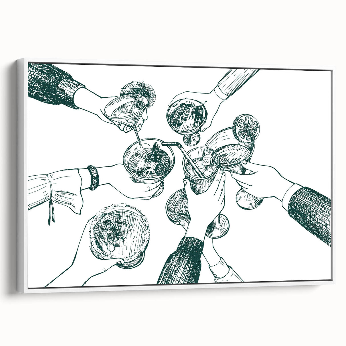 St. Patrick’s Day Bar Art - Irish Cocktail Wall Print