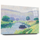 Amberley Valley - Bright Pointillist Landscape by Alfred William Finch