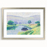 Amberley Valley - Bright Pointillist Landscape by Alfred William Finch
