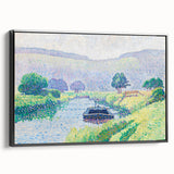 Amberley Valley - Bright Pointillist Landscape by Alfred William Finch