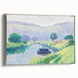 Amberley Valley - Bright Pointillist Landscape by Alfred William Finch