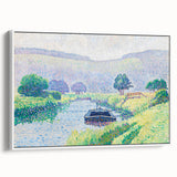 Amberley Valley - Bright Pointillist Landscape by Alfred William Finch