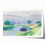 Amberley Valley - Bright Pointillist Landscape by Alfred William Finch