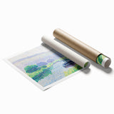 Amberley Valley - Bright Pointillist Landscape by Alfred William Finch