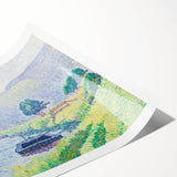 Amberley Valley - Bright Pointillist Landscape by Alfred William Finch