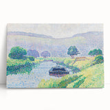 Amberley Valley - Bright Pointillist Landscape by Alfred William Finch