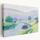 Amberley Valley - Bright Pointillist Landscape by Alfred William Finch