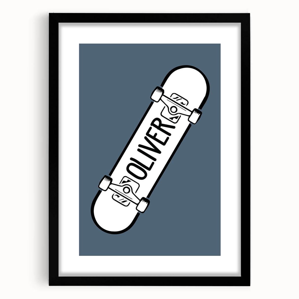 Personalized Skateboard - Boys Room Wall Art Kids Decor