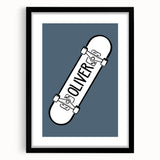 Personalized Skateboard - Boys Room Wall Art Kids Decor
