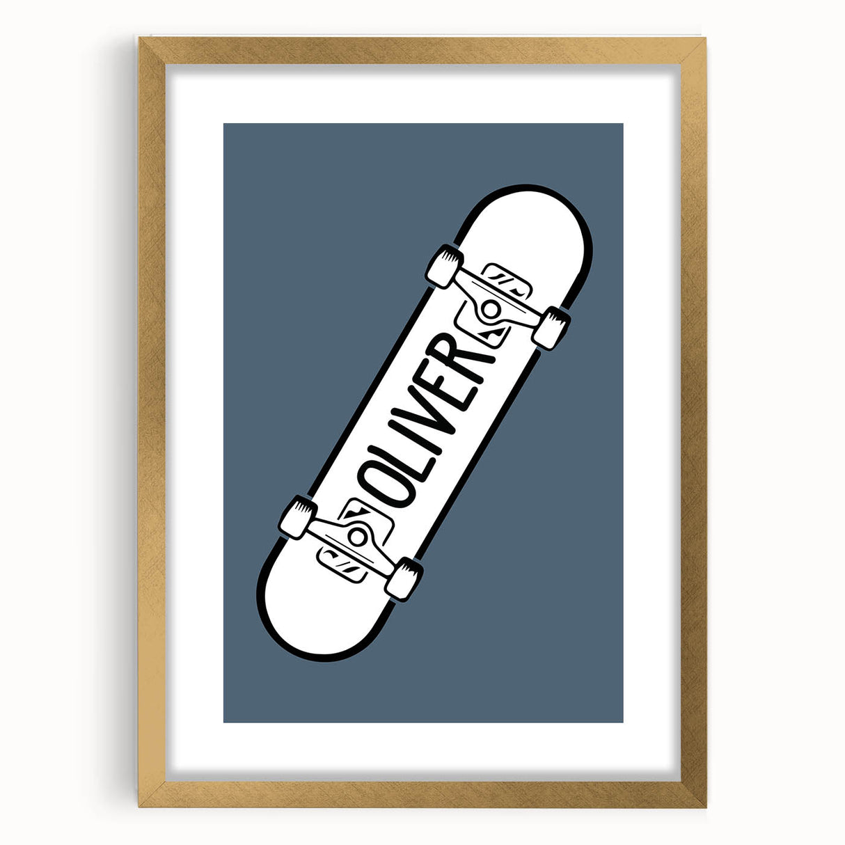 Personalized Skateboard - Boys Room Wall Art Kids Decor