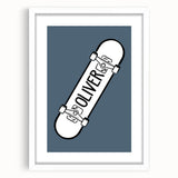 Personalized Skateboard - Boys Room Wall Art Kids Decor