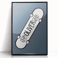 Personalized Skateboard - Boys Room Wall Art Kids Decor
