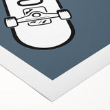 Personalized Skateboard - Boys Room Wall Art Kids Decor