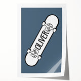 Personalized Skateboard - Boys Room Wall Art Kids Decor
