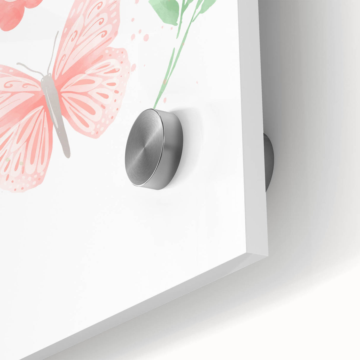 Butterfly and Floral Girls Room Wall Art – Nursery Print