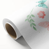 Butterfly and Floral Girls Room Wall Art – Nursery Print