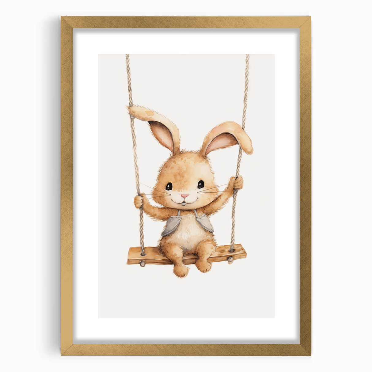 Cute Bunny Nursery Wall Art – Baby Room Decor & Kids Room Prints
