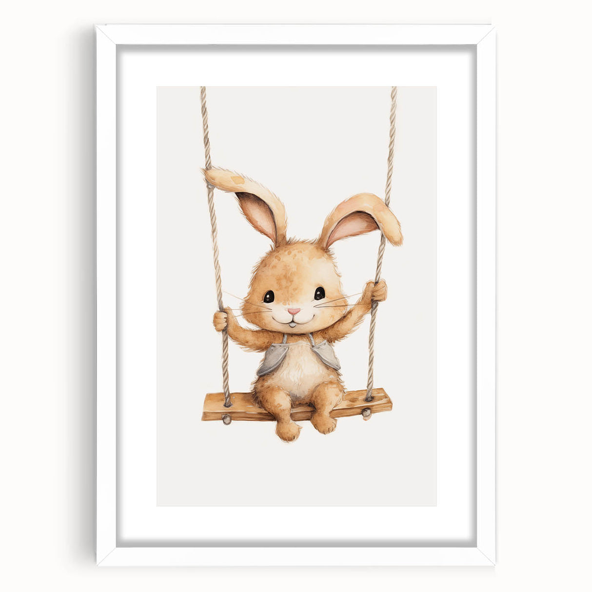Cute Bunny Nursery Wall Art – Baby Room Decor & Kids Room Prints