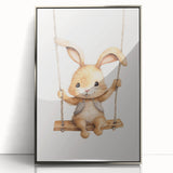 Cute Bunny Nursery Wall Art – Baby Room Decor & Kids Room Prints