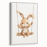 Cute Bunny Nursery Wall Art – Baby Room Decor & Kids Room Prints