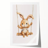 Cute Bunny Nursery Wall Art – Baby Room Decor & Kids Room Prints