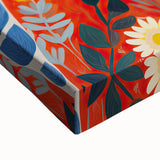 Framed Canvas Art for Children – Floral Girl Kids Room Decor