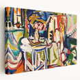 Vibrant Interior Scene - Modern Abstract Art Print by Henry Lyman Sayen