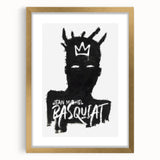 Modern Pop Art Wall Art - Bold Black and White Canvas Print