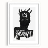 Modern Pop Art Wall Art - Bold Black and White Canvas Print