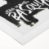 Modern Pop Art Wall Art - Bold Black and White Canvas Print