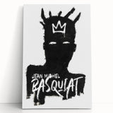 Modern Pop Art Wall Art - Bold Black and White Canvas Print