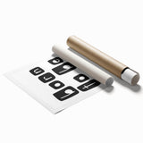 Born to Be Wild Typography Art – Minimalist Black and White Print