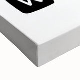 Born to Be Wild Typography Art – Minimalist Black and White Print