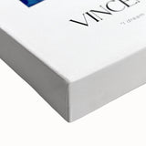 Large art depicting a black and white impressionist landscape on stretched canvas, suitable for bedroom wall decor.