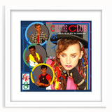 Retro Wall Art – Culture Club Colour by Numbers Canvas Print