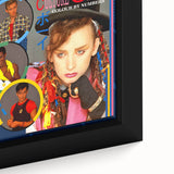 Retro Wall Art – Culture Club Colour by Numbers Canvas Print