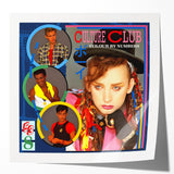 Retro Wall Art – Culture Club Colour by Numbers Canvas Print
