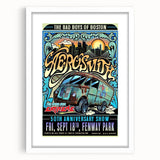 Aerosmith 50th Anniversary Poster – Retro Rock Wall Art