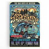 Aerosmith 50th Anniversary Poster – Retro Rock Wall Art