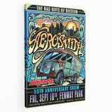 Aerosmith 50th Anniversary Poster – Retro Rock Wall Art