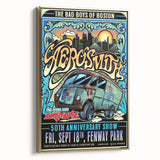 Aerosmith 50th Anniversary Poster – Retro Rock Wall Art