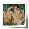 Classical Realism Painting - Three Women in a Wood Art Print Canvas