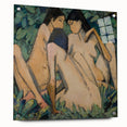 Classical Realism Painting - Three Women in a Wood Art Print Canvas