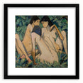 Classical Realism Painting - Three Women in a Wood Art Print Canvas
