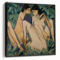 Classical Realism Painting - Three Women in a Wood Art Print Canvas