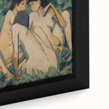 Classical Realism Painting - Three Women in a Wood Art Print Canvas