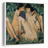 Classical Realism Painting - Three Women in a Wood Art Print Canvas