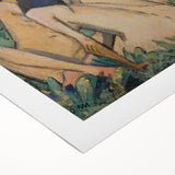 Classical Realism Painting - Three Women in a Wood Art Print Canvas